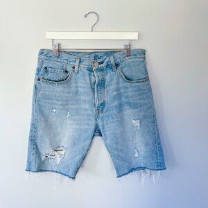Levi's 501 High-Waisted Cut Off Shorts - Size 32